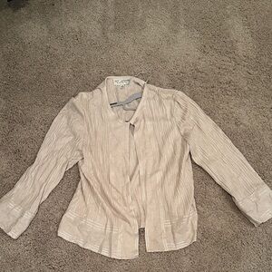 St. John Cream Blouse